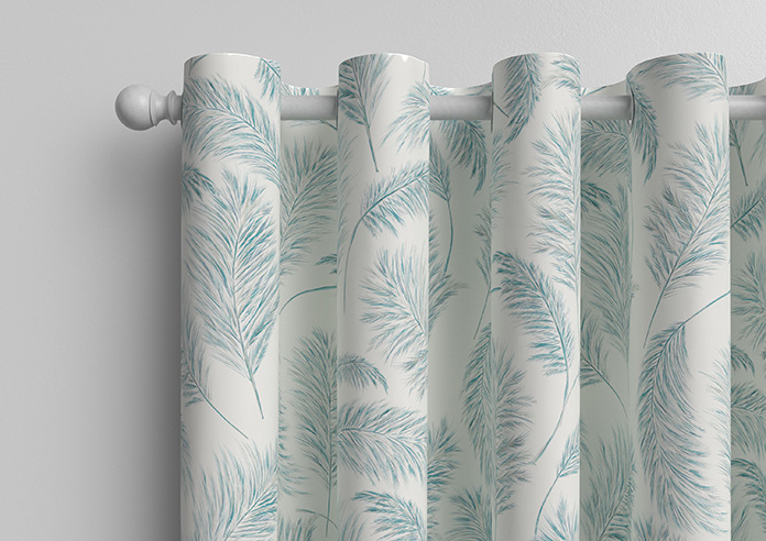 Pampas Grass, Blue Topaz - Made to Measure Curtain - Image 12